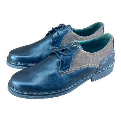 Galizio Torresi Latex Men's size 8.5-9 Derby Shoes black leather