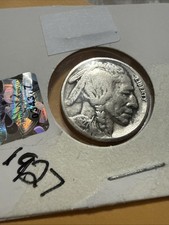 1927 Buffalo Nickel 5 Cents Coin United States of America