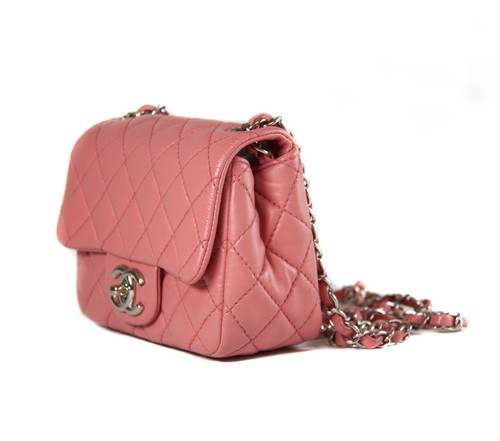 Chanel Classic Flap Mini Square Rosa - Foto 6 di 7