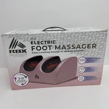 RBX Electric Foot Massager RB1580-Shiatsu-Heat-Timer-3D Massager