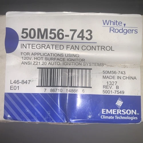 White-Rodgers 50M56-743 Integrated Furnace Control Board, Goodman PCBBF132S