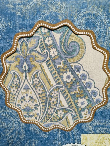 K&Company Blau Markise Spezialpapier Pad Säure-Ligninfrei 12" x 12" Ex Display - Bild 2 von 12