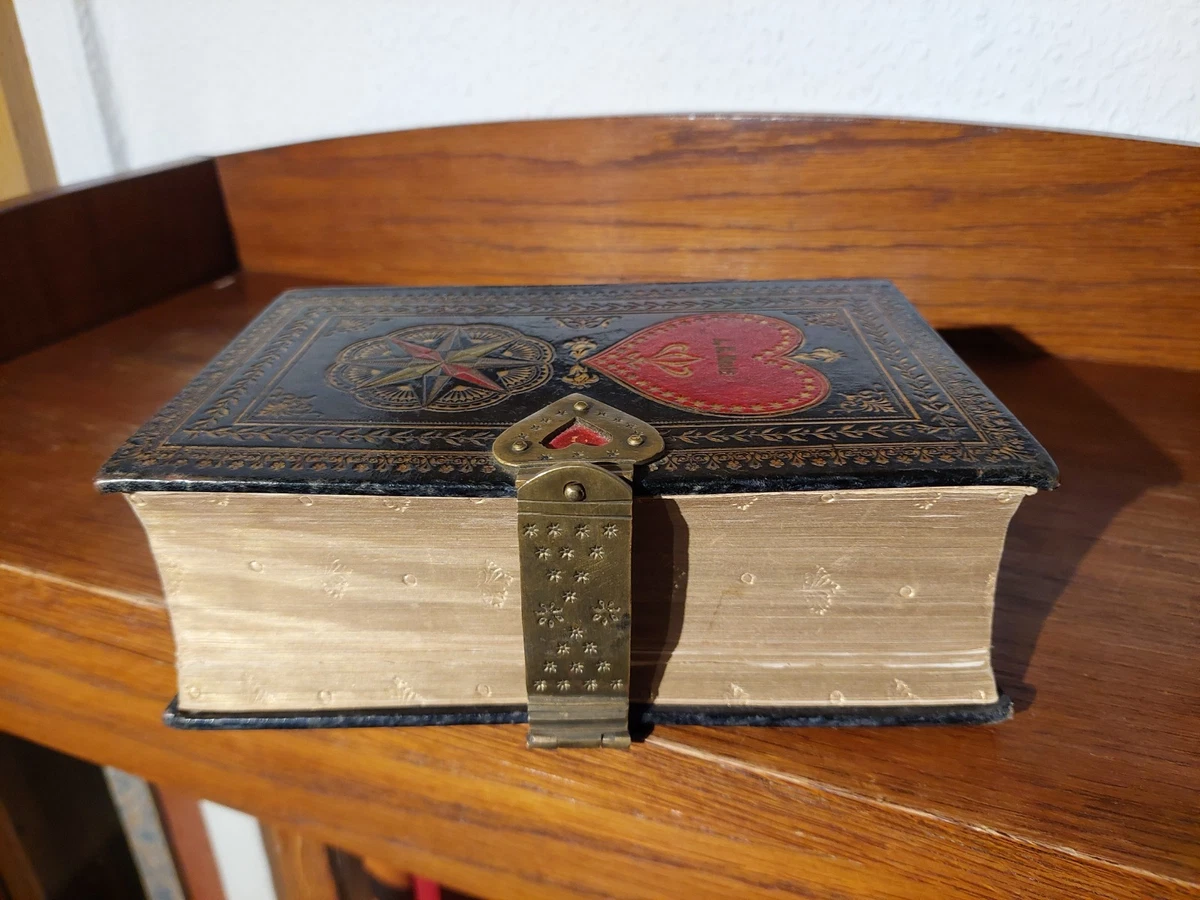 HEILIGE SCHRIFT LUTHER BIBEL 1907 LUXUSAUSGABE Prachtvoller LEDER HANDEINBAND