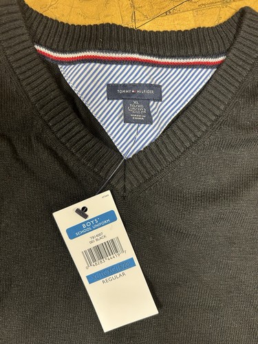 2 pack Tommy Hilfiger Knit Sweater Vest School Uniform Boy's Size 18/20 XL NWT - Picture 17 of 17