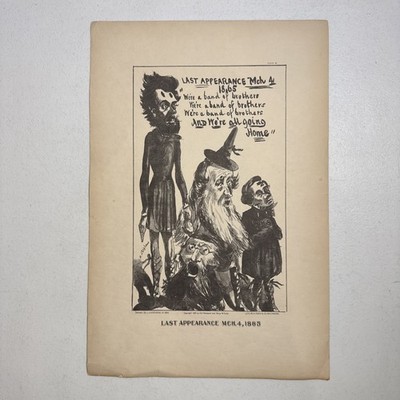 Last Appearance March 4, 1865 By R. E. Townsend And Perry W. Fuller 1930 Print