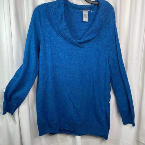 Catherine's Catherines Pullover Strick Tunika Oberteil Damen 14 - 16 hellblau Ausschnitt - Bild 12 von 16