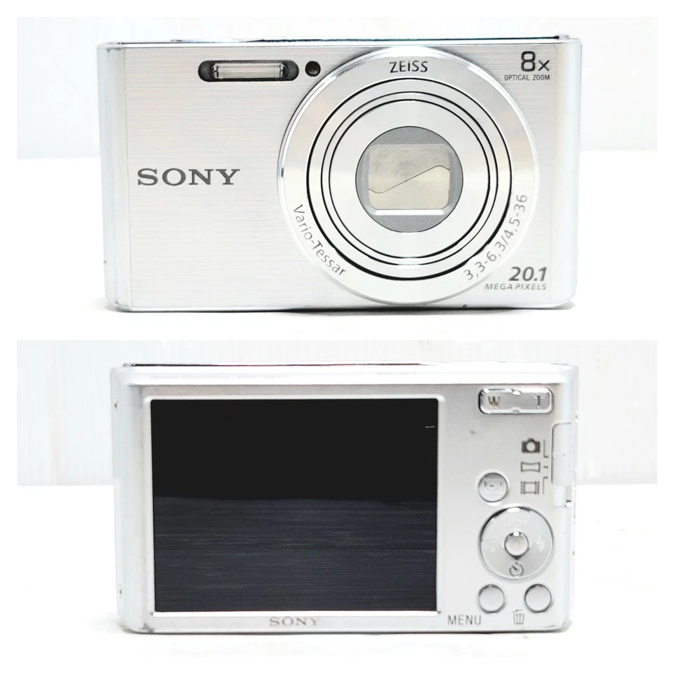 Sony Cyber-shot DSC-W830 Digital Camera 20.1MP 8x Zoom Silver Japan Used - Image 2 of 4