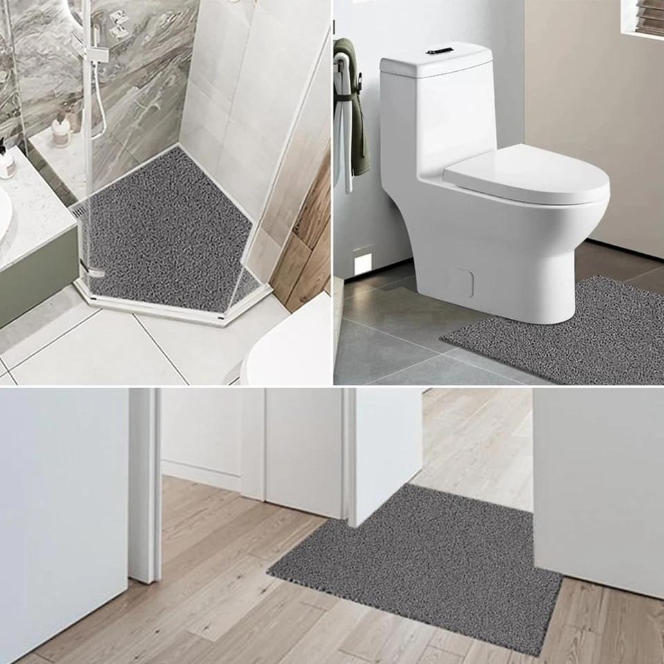 Premium Badteppich Hochsaugfähige Rutschfeste Badematte für Bad Dusche & WC - Bild 2 von 4