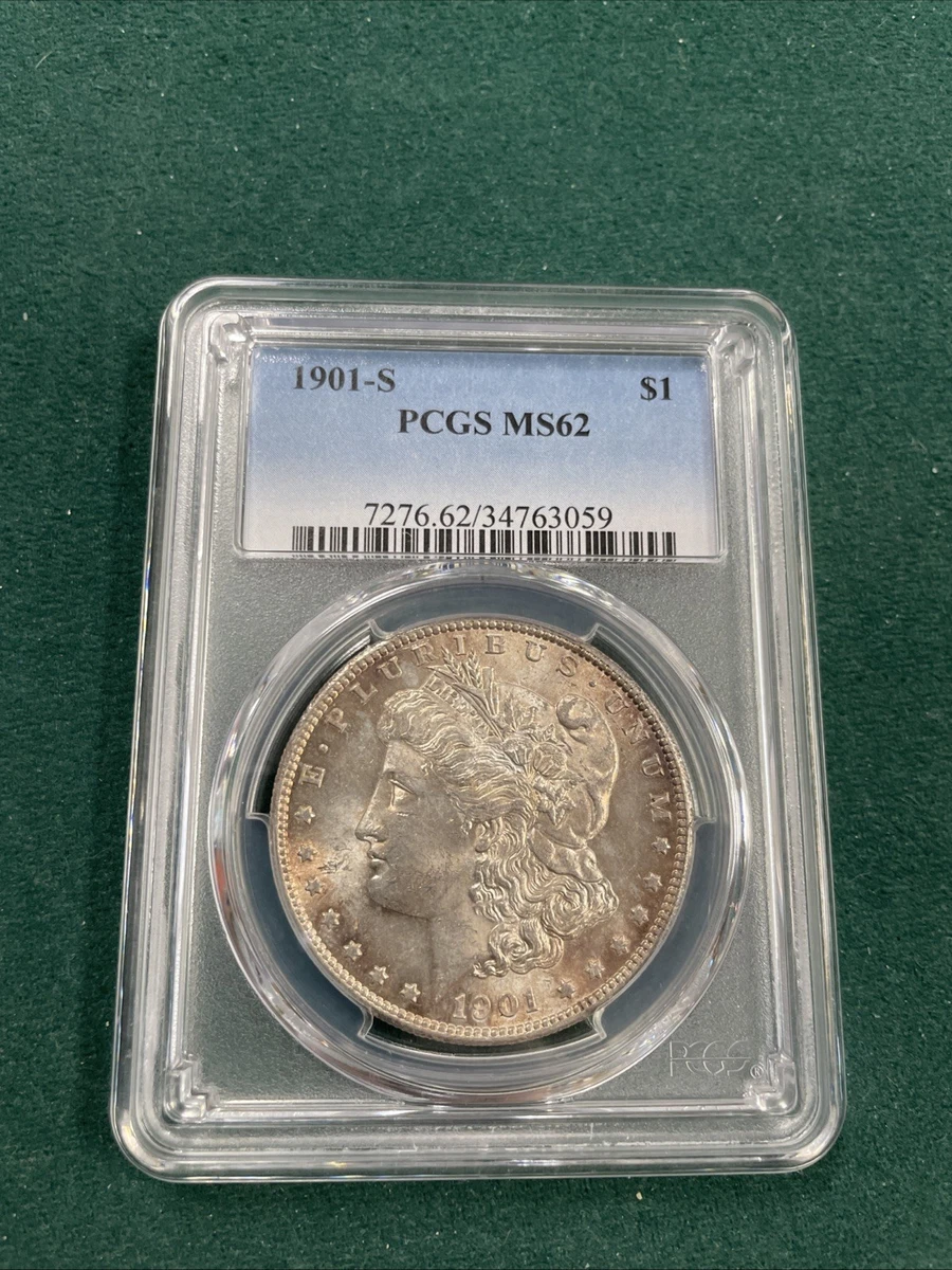 MS 62 Graded 1901 Year Morgan US Dollars (1878-1921) for sale | eBay