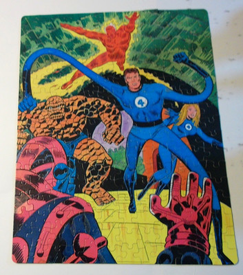 Marvel Comics Fantastic Four - 1976 Whitman Jigsaw Puzzle 200 Pieces - Complete