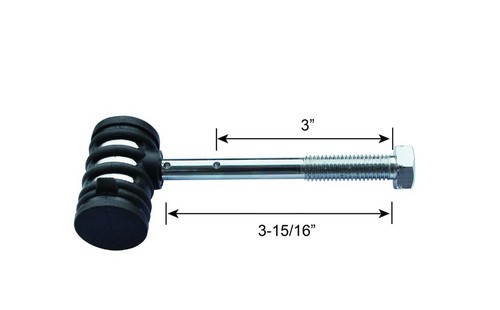 50563 Threaded Hitch Locking Pin 50025 Bike Rack Silver FAST SHIPPING