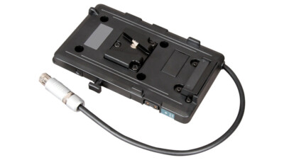 Perwin Battery Plate with 12-Pin Fischer Cable for Phantom VEO - V-Mount