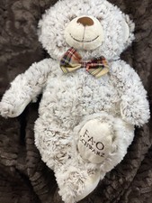 F.A.O Schwarz Plush Teddy Bear with Bowtie Stuffed Animal