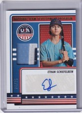 Ethan Schiefelbein 2023 Panini Stars and Stripes Patch/Auto NTDP-EN, 24/25