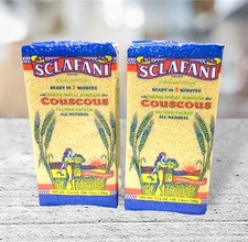 2 cuscús de sémola de trigo duro Sclafani ~ producto de Italia ~ 1 lb cada uno