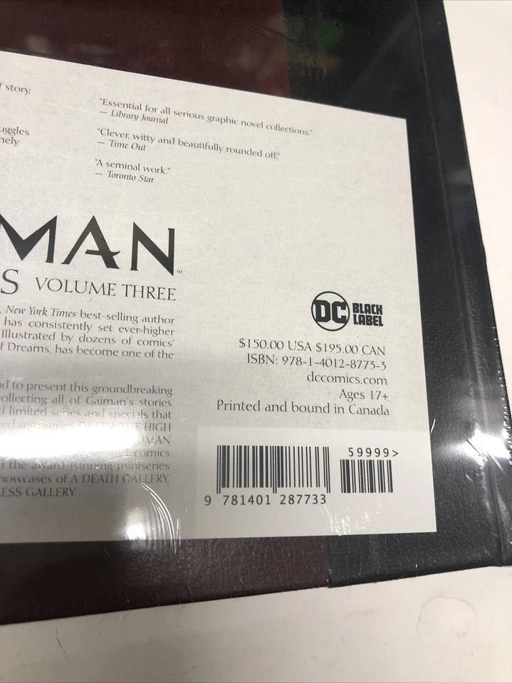 The Sandman Omnibus Vol 3 (2019) Neil Gaiman HC | DC Vertigo Foto 3 de 3