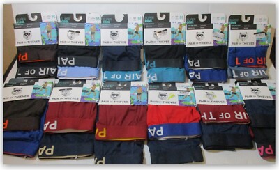 Pair Of Thieves MEDIUM Boxer Briefs SUPER COOL Zoned Air Vents Stay put legs 2pr