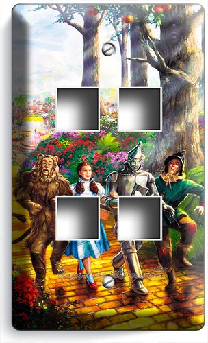 LIGHTSWITCH OUTLET AMARILLO LADRILLO CARRETERA MAGO DE OZ DOROTHY TOTO ESPANTAPÁJAROS HOMBRE DE ESTAÑO - Imagen 23 de 34