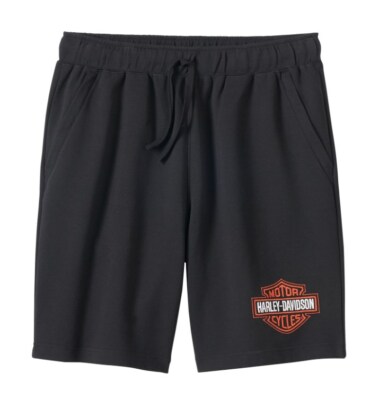 HARLEY-DAVIDSON Shorts B&S für Herren schwarz