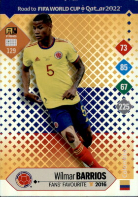 Panini Road to Katar WM 2022 Nr. 129 - Wilmar Barrios - Fans Favourite
