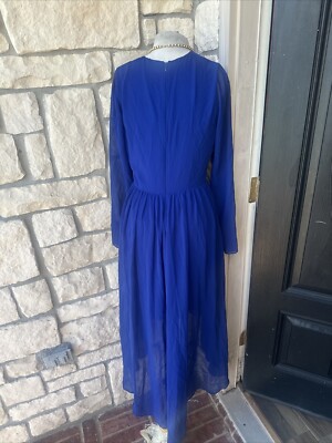 felicity maxi dress blue Sky Blue Corset Cutout Long Formal Dress with Slit main image 0