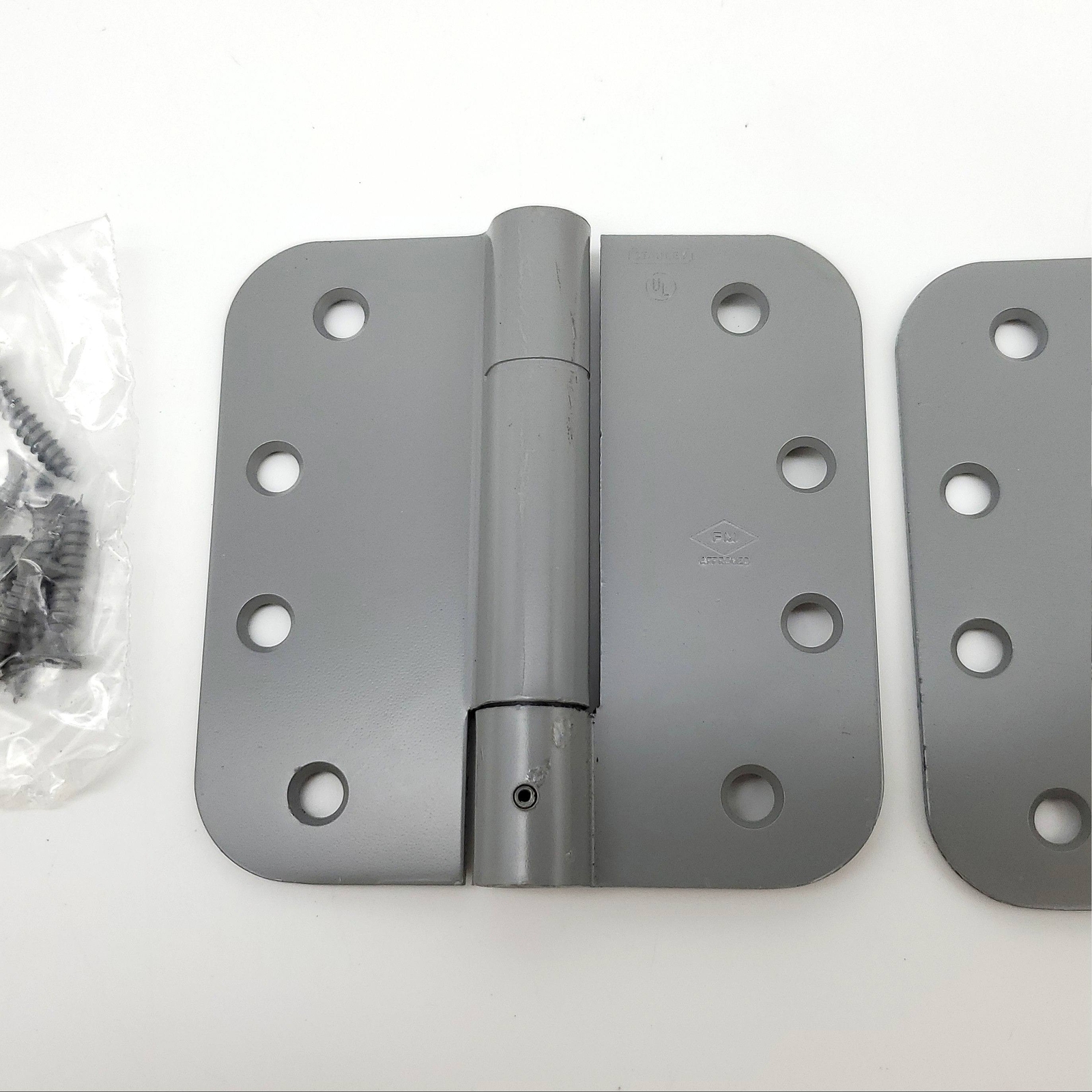 2x Stanley Spring Hinges RD2068 4"x4" USP Primed Steel Full Mortise USA