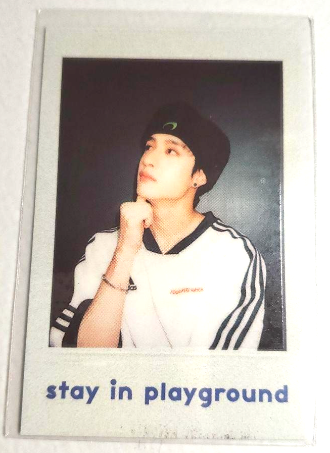 stray kids バンチャン　stay in playground Stray Kids BANG CHAN BANGCHAN stay in playground Official Polaroid