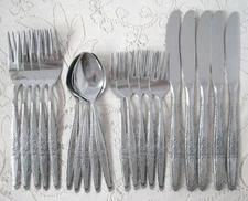 T & N JAPAN Stylecraft Stainless Steel Flatware SYF2 20 Pieces