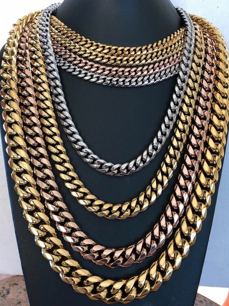 Catena Di Collegamenti Cubani | Mens Cuban Link Chain | Frostnyc