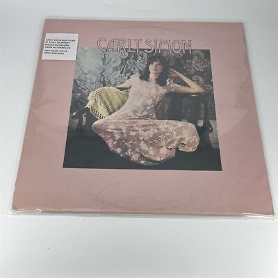 Carly Simon Self Titled Lp 70 s UK Import Reissue Ultrasonic Clean VG Strong/VG