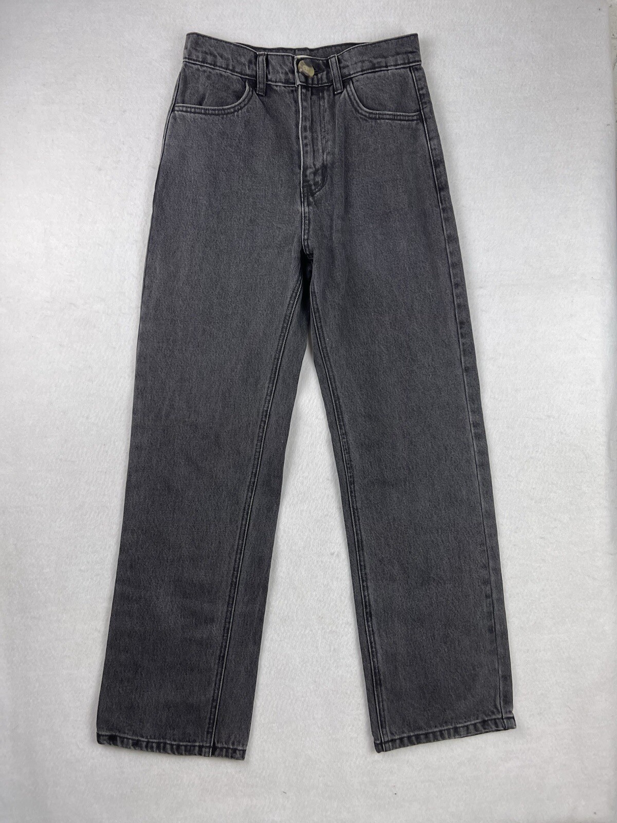 FILA Jeans donna WHIMSY + ROW vita alta gamba larga taglia 26X28 grigio