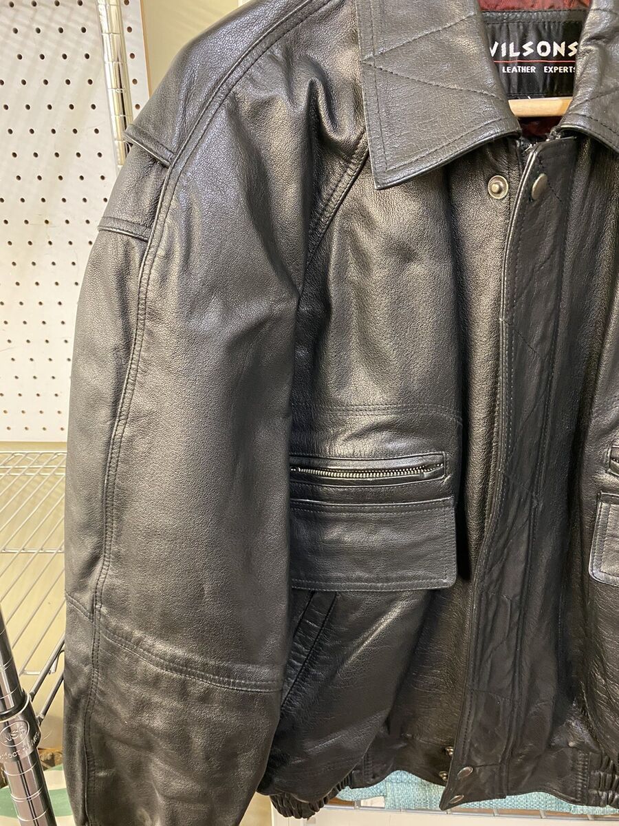 Vintage Wilson's Leather Thinsulated Biker Jacket - L | eBay Vintage Wilson's Leather Thinsulated Biker Jacket - L | eBay
