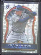 2011 Topps Finest Xfractor Rookie #72 Freddie Freeman No 27 of 299