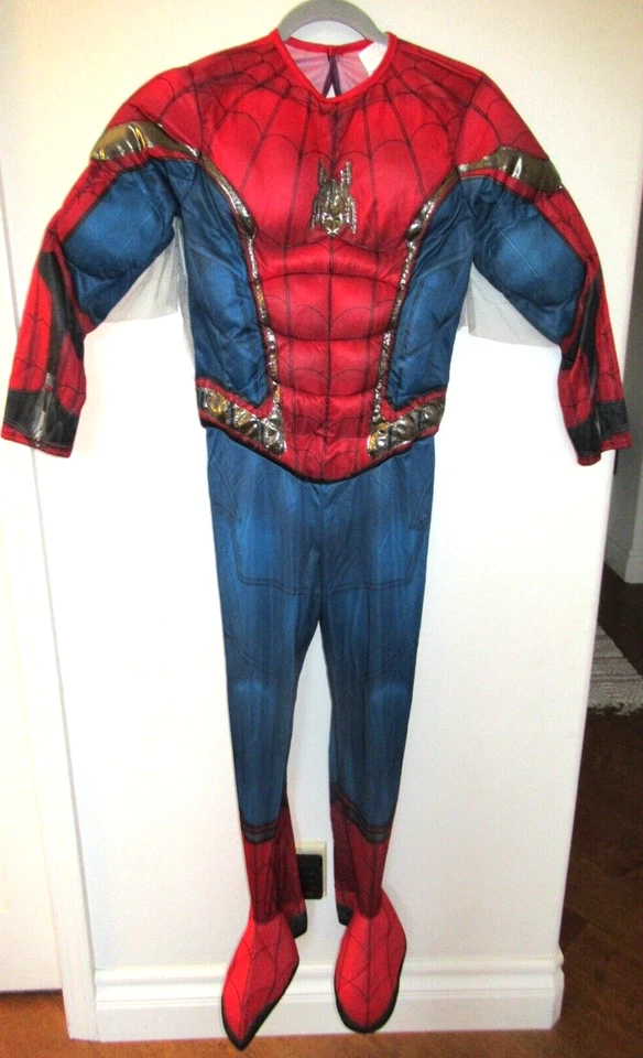 Rubíes Marvel Spiderman Acolchado 1 Pieza Disfraz Juvenil Talla Grande SIN Guantes/Máscara Foto 2 de 4