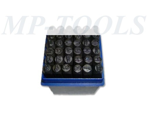 PUNZONI ALFANUMERICI KIT 36 PZ DA 4 MM PUNZONATORE STAMPINI LETTERE NUMERI - Foto 1 di 1