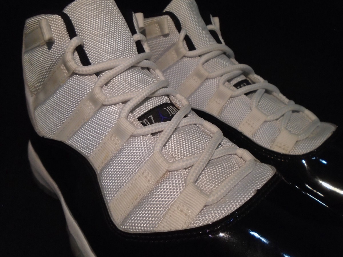 NIKE AIR JORDAN XI 11 RETRO WHITE BLACK CONCORD LOT SPACE