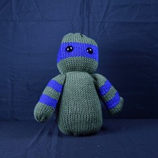 TMNT Leonardo "Leo" Inspired Fan Art Crochet Stuffed Plushie