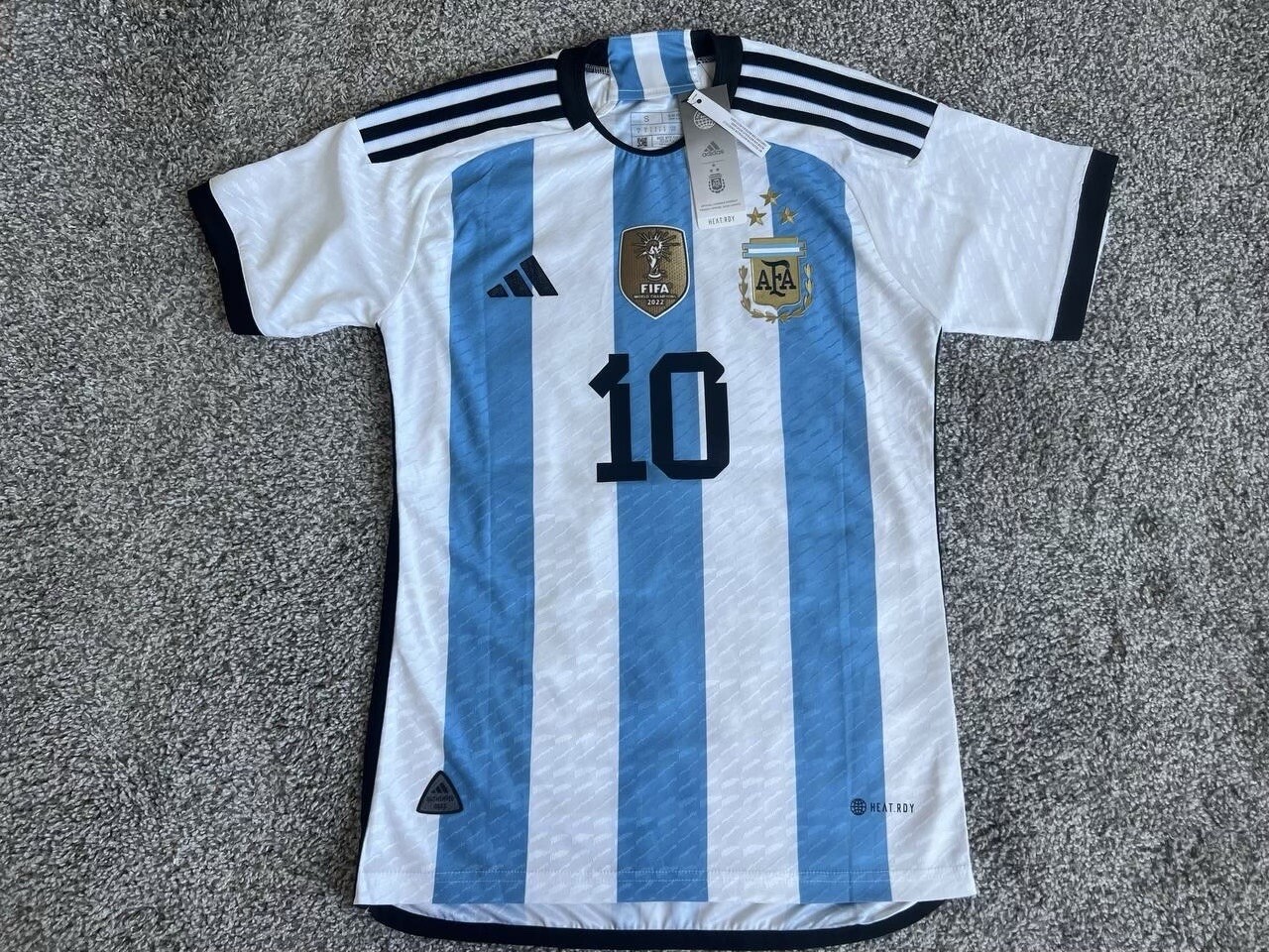 Argentina Lionel Messi #10 3 Stars