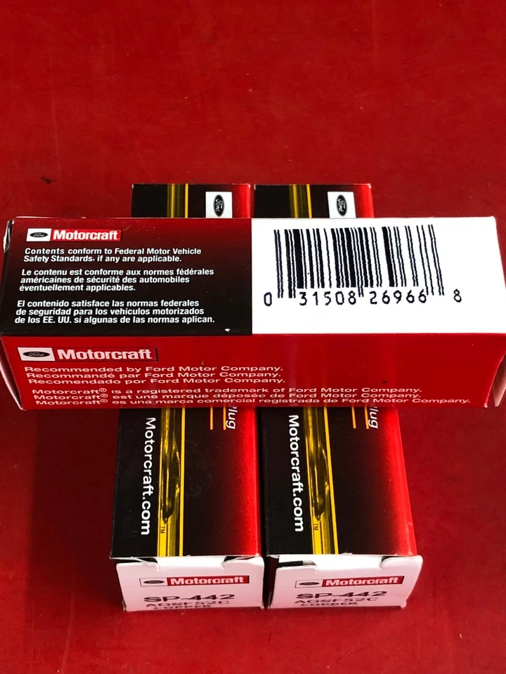 SET OF (3) MOTORCRAFT SP-442 SPARK PLUGS FOR SELECT FORD CHEVY GMC BUICK PONTIAC - Image 3 of 3