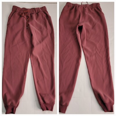 jogger pants misty merlot lululemon