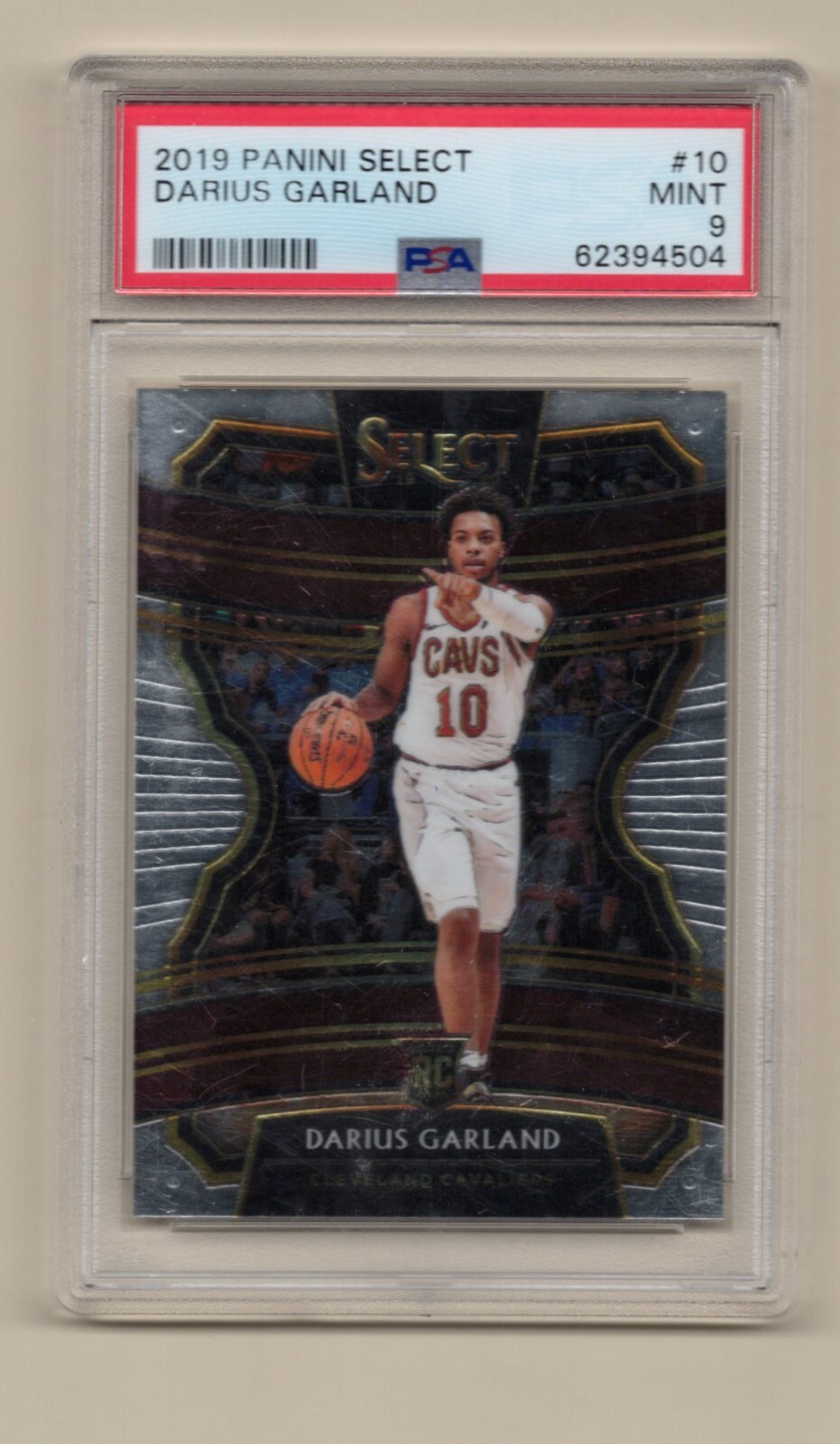 2019-20 Panini Select Darius Garland Concourse Rookie #10 PSA 9 Cavaliers