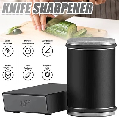 Rolling Knife Sharpener Kit mit 15° & 20° Diamond Grit Discs Sharpening System