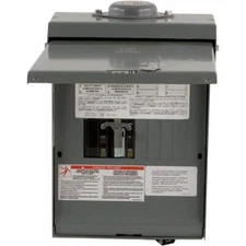 QO 30-Amp 4-Space 8-Circuit Generator Main Breaker Outdoor Manual Transfer
