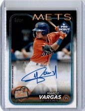2024 Pro Debut Marco Vargas Auto (B41) Mets