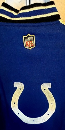 NWT Reebok Indianapolis Colts Reversable Jacket Embroidered Sewn Yth XL (18-20) - Picture 4 of 12