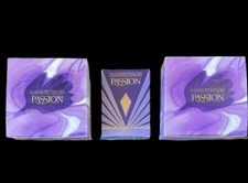 Vintage Elizabeth Taylor Passion Parfum Perfume 3ml & 2 Perfumed Dusting Powders