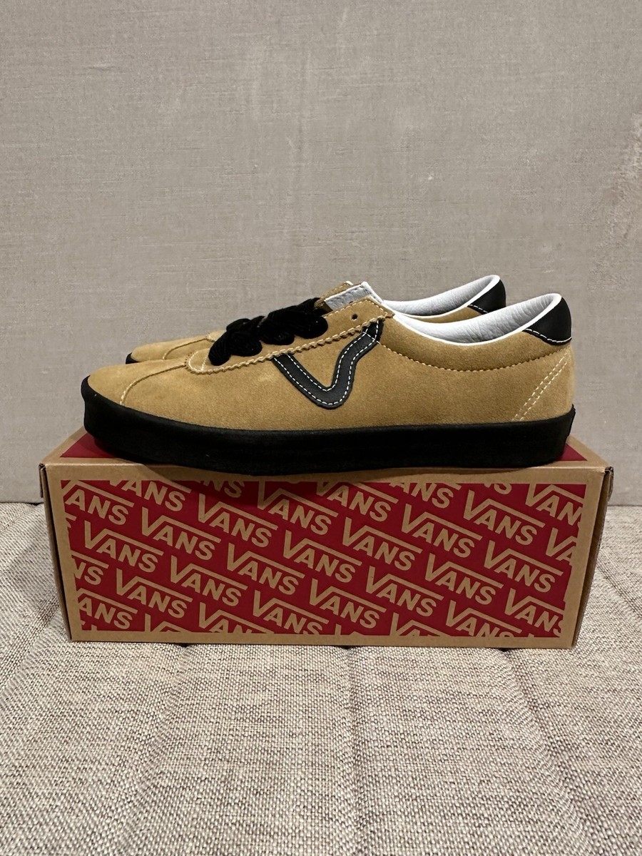 ★関税込★VANS★SUEDE SPORT LOW★兼用★SUEDE ANTELOPE★ NIB Vans Sport Low Suede Antelope Brown/Black Sneakers Low