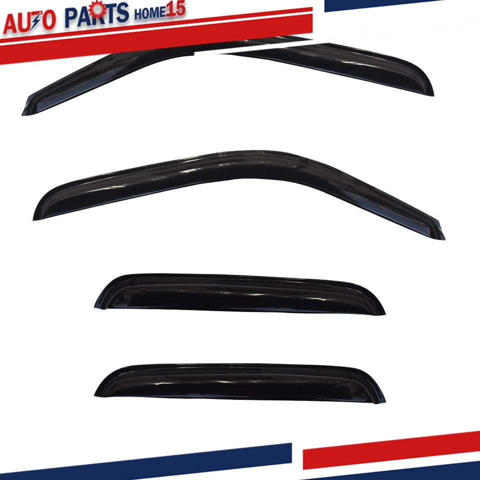 For 1999-05 06 Chevy Silverado/GMC Sierra Window Visor Sun Rain Guard Deflector Foto 3 de 4