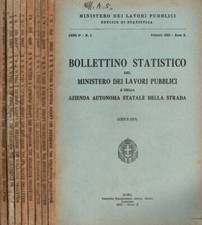 Bollettino statistico del Ministero dei lavori pubblici e della azienda autonoma
