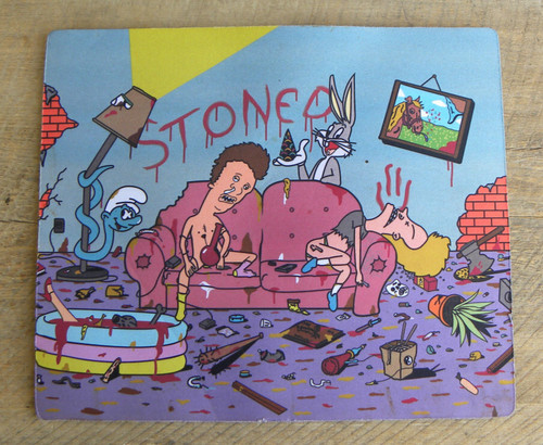 'RAW & RARE' Beavis & Butthead Stoned Mouse Pad